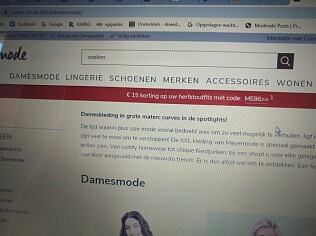 -15€ Bij aankoop v 40€ nieuwe collectie