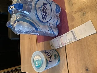 Dubbele bons bij match. Een pak spa reine voo...