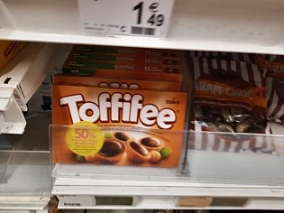 Toffifee 50% cashback via de sticker dat op d...