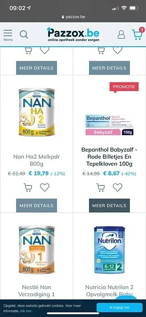 Veel kortingen bij Pazzox online apotheek mom...