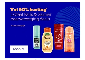 bol.com tot 50% korting l'oreal paris en garn...