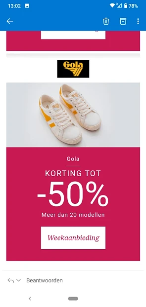 Bij spartoo Kortingen tot 50% op Aigle, Melin...