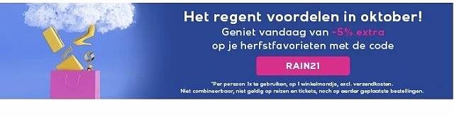 VEEPEE.be Enkel 8/10 geldig. 5% korting