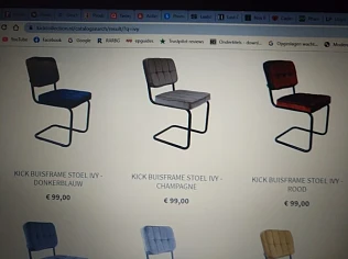 -20€ op alle Ivystoelen bij Kick Collection...