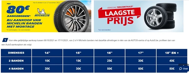 Bij auto5 krijg je tot €80 aangeboden bij aan...