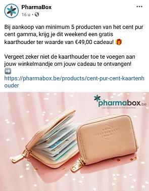 Gratis kaarthouder ter waarde van €49 bij aan...