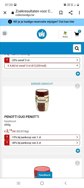 Collect and go penotti duo penotti momenteel...