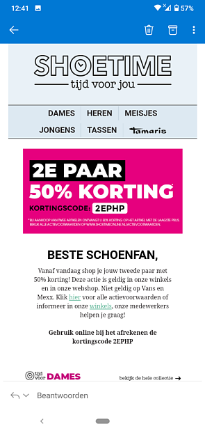 Bij aankoop van twee artikelen ontvangt u het...