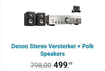 Nu bij ibood een fikse korting op deze denon...