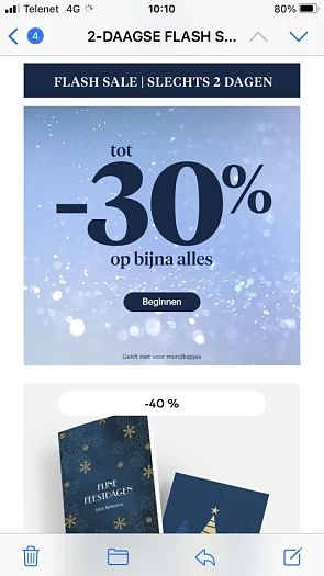Kortingen bij vistaprint