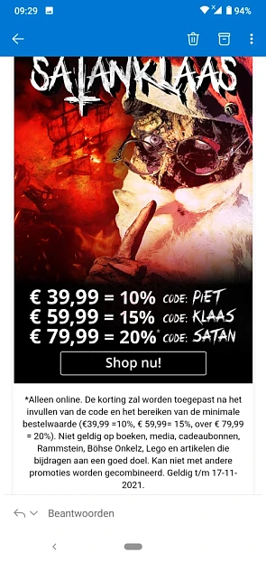 Code PIET bij aankoop vanaf € 39,99 = -10% Co...