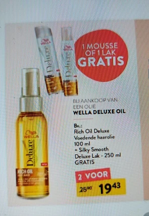 Di gratis 1 mousse of 1 lak bij aankoop van e...