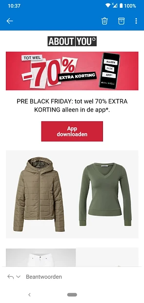 PRE BLACK FRIDAY bij about you: tot wel 70% k...