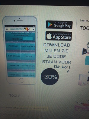 Via de app v Haarboetiek krijg je -20% op je...