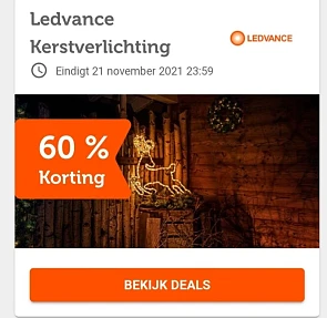ibood.com 60% korting ledvance kerstverlichti...
