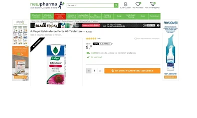 bij newpharma.be Echinaforce (sterk) forte 60...