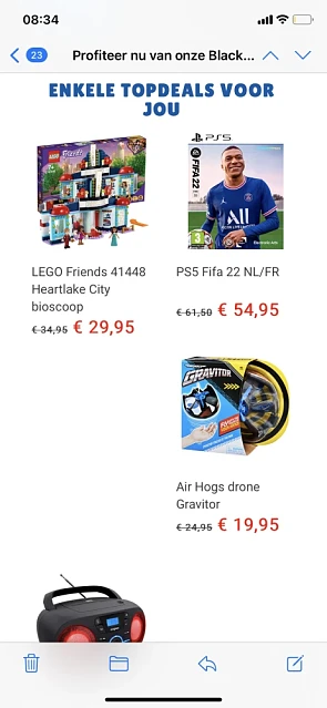 Enkele topdeals bij dreamland zoals fifa 22 v...