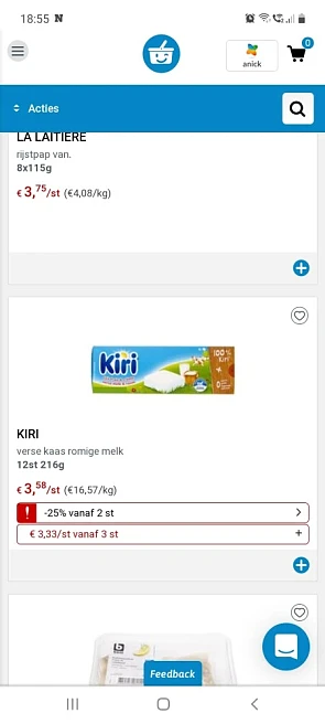 Collect and go kiri rode prijs vanaf 3 goedko...
