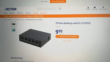 Vandaag een klop gedaan bij Action! TP-Link...