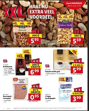 Lidl xxl voordeel vanaf ma 6/12 o.a. floralys...