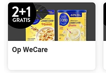 Nu bij hollandandbarrettt 2+1 gratis op WeCar...
