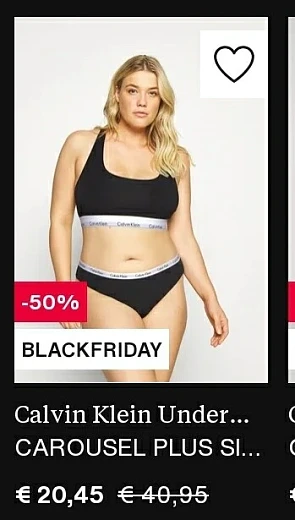 Nu bij zalando 50% korting op deze calvin kle...