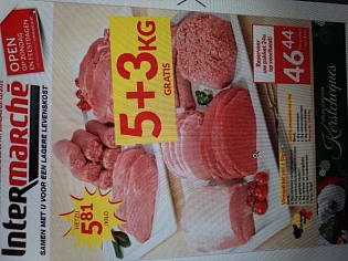 Intermarche 30/11-5/12 vleespakket v 5kg + 3k...