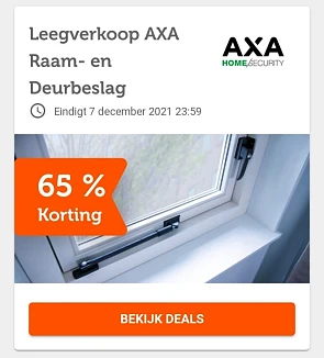 ibood.com leegverkoop axa raan- en deurbeslag...