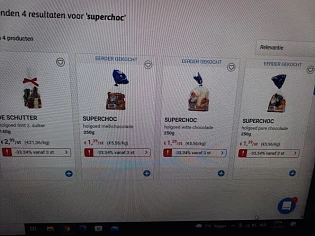 Collect and go superchoc rode prijs en -33,34...