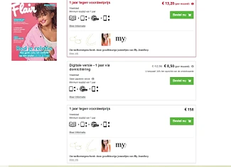 Gratis goudkleurige juweeltjes van My Jewelle...