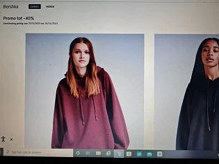 Op bershka.com promo's tot 40%.