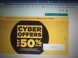 Gratis standaardlevering op alles + tot -50%...