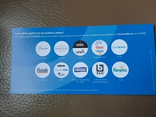 Collect and go gratis servicekosten v 15/12-3...