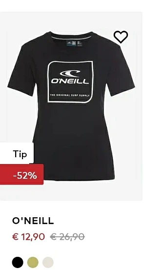 Nu bij aubout you 52% korting op deze tshirt...