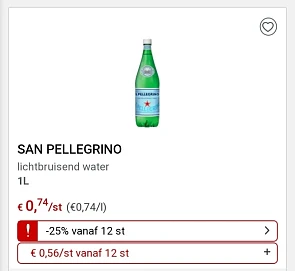 Collect&go san pellegrino lichtbruisend water...