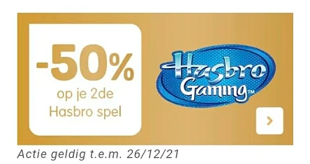 Nu bij fun 50% korting op je 2de hasbro spel