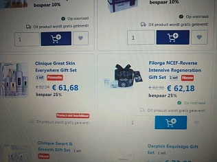 Tot -50% op geschenksets v Lierac, Nuxe, Darp...