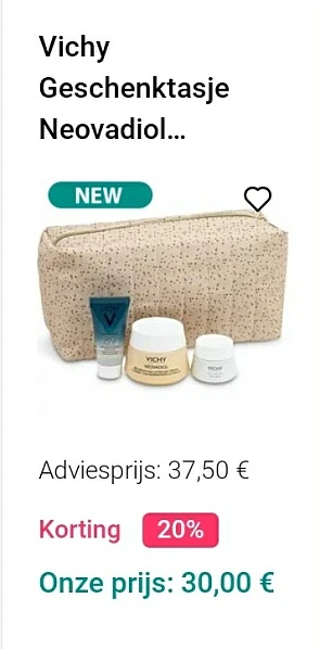 Nu bij 24pharma 20% korting op vichy geschenk...