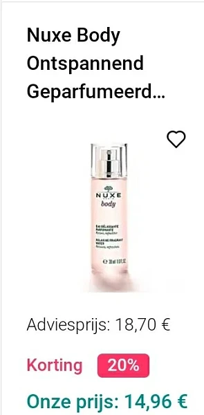 Nu bij 24pharma 20 en 30% korting op deze nux...