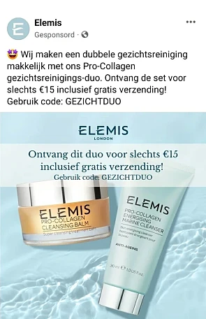 Nu bij elemis ontvang je dit duo voor slechts...
