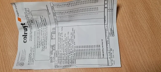 Dankuwel Colruyt. Met zim bonnen 5x oral B ta...