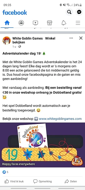 Bi aankoop van €30 spellen op de site van whi...