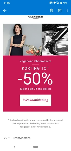 Tot 50% korting op Levi's, Vagabond Shoemaker...