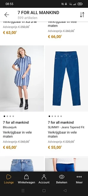 Zalando lounge! 7 for all mankind! Voor dames...