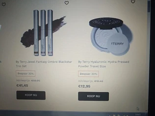 -30% op het merk By Terry bij Lookfantastic t...