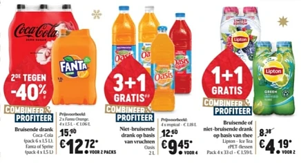 Delhaize coca-cola, fanta of sprite 2de tegen...