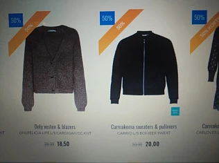 -50% op grote selectie artikelen v Veromoda,...