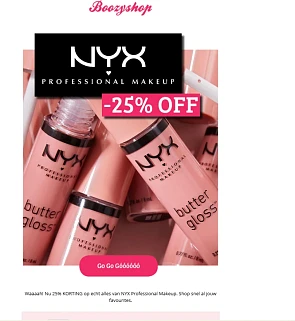 Bij boozyshop Nu 25% KORTING op echt alles va...