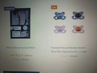 -15% tot -20% op selectie fopspenen v Difrax...