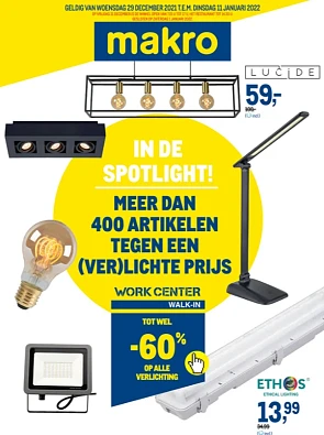 Bij Makro 29/12 tem 11/01. Tot -60% op alle v...